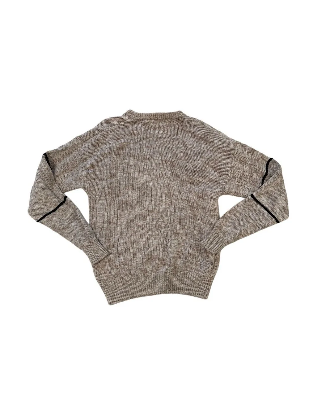 VTG C.F Hathaway Hand Intarsia Sweater Men’s L 100% Cotton Patchwork Graphic